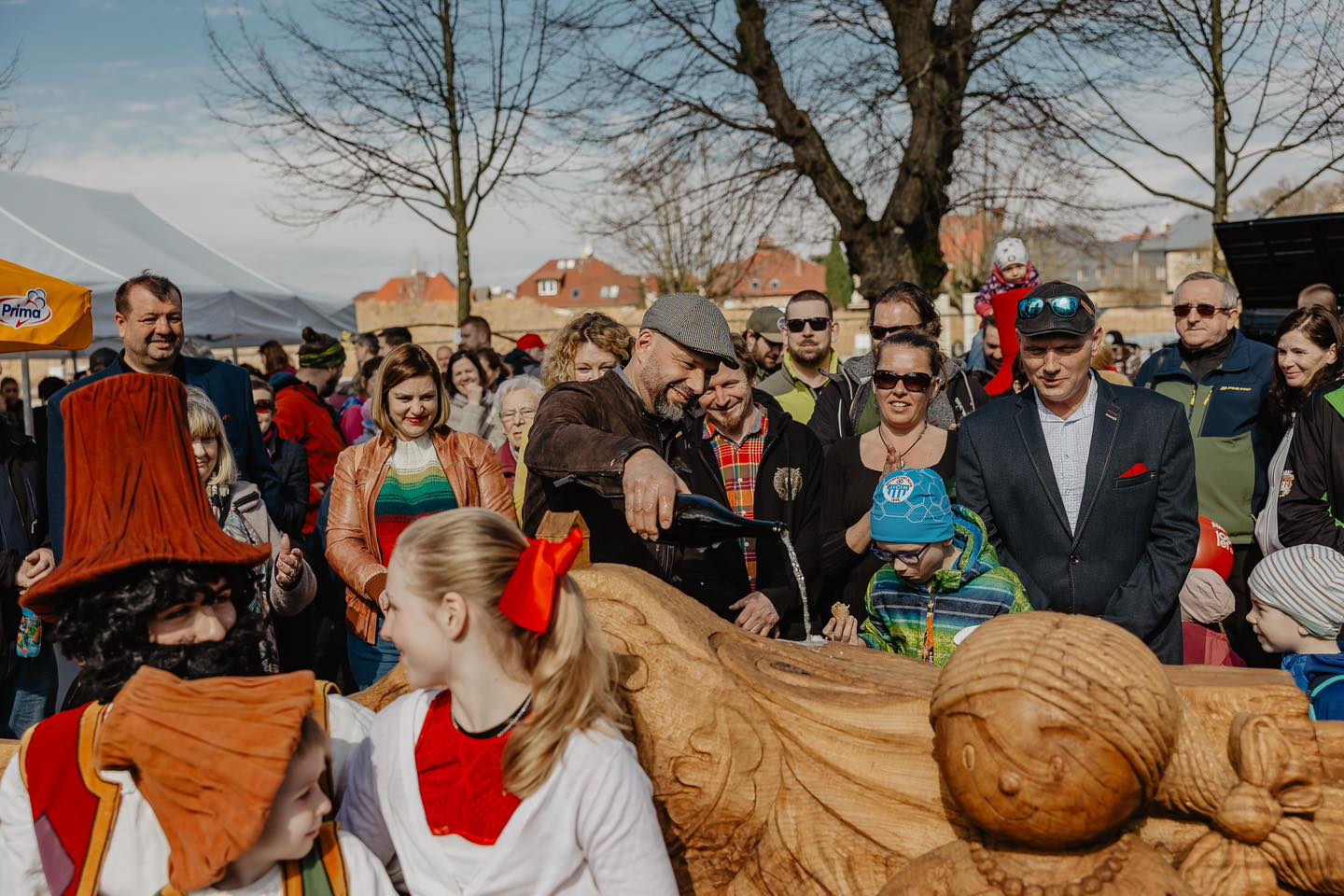 Lavička Rumcajsovy rodiny Jičín