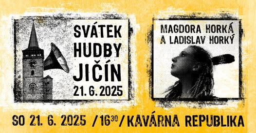 Svátek hudby 2025_Kavárna Republika_Magdora Horká a Ladislav Horký