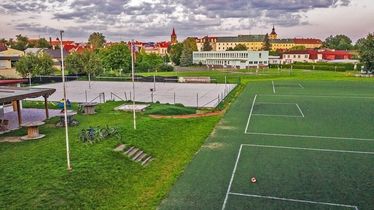 Jičín - Matějkovo cvičiště a panorama města