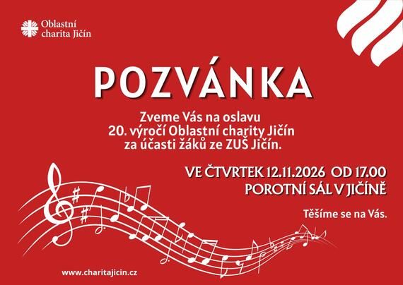 Výročí charita Jičín