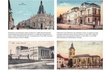 Jičín na pohlednicích