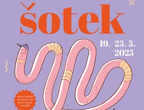 Šotek jičínský festival dětské knihy 2025_náhled plakátu